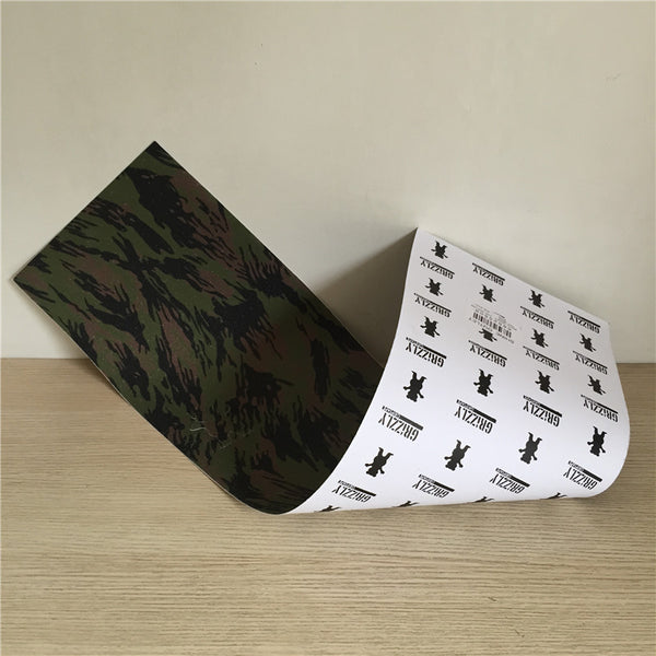 New Style Disruptive Pattern Bear Skate Griptape Hard-Wearing Crizzly Skateboard Sandpaper for Street Skateboard Deck