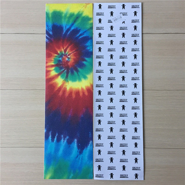 New Style Disruptive Pattern Bear Skate Griptape Hard-Wearing Crizzly Skateboard Sandpaper for Street Skateboard Deck