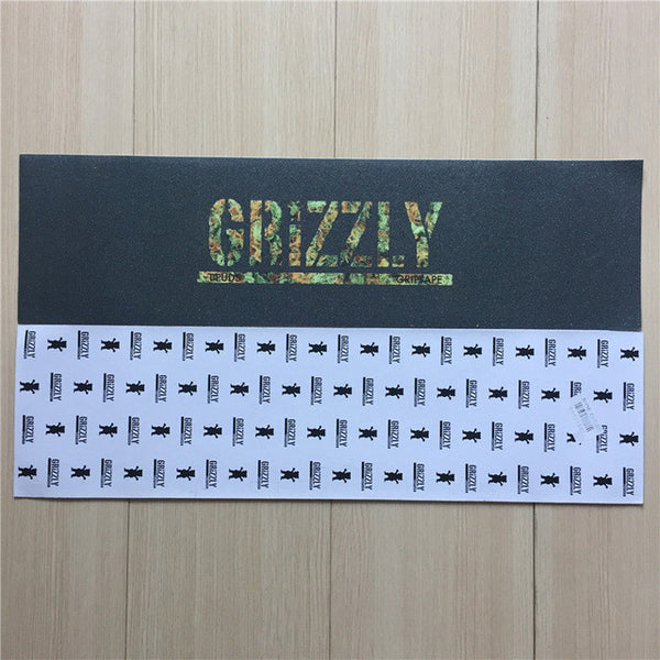 New Style Disruptive Pattern Bear Skate Griptape Hard-Wearing Crizzly Skateboard Sandpaper for Street Skateboard Deck