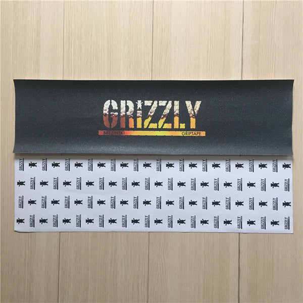 New Style Disruptive Pattern Bear Skate Griptape Hard-Wearing Crizzly Skateboard Sandpaper for Street Skateboard Deck