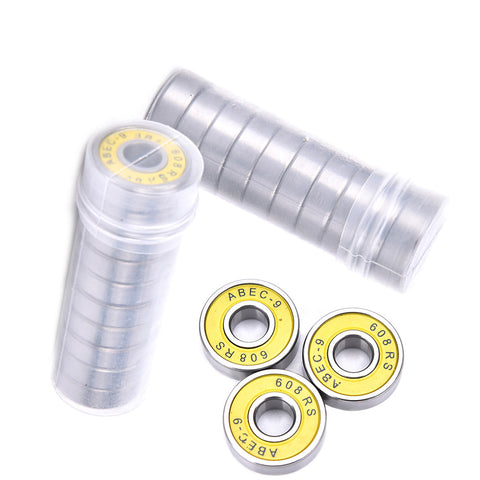 JETTING 10 Pcs ABEC 9 Stainless Steel Bearings High Performance Roller Skate Scooter Skateboard Wheel